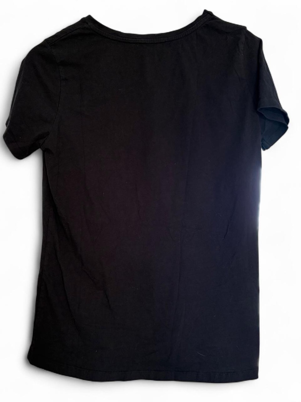 Mango Black Graphic Tee Shirt Stand Straight Medium - Picture 4 of 4
